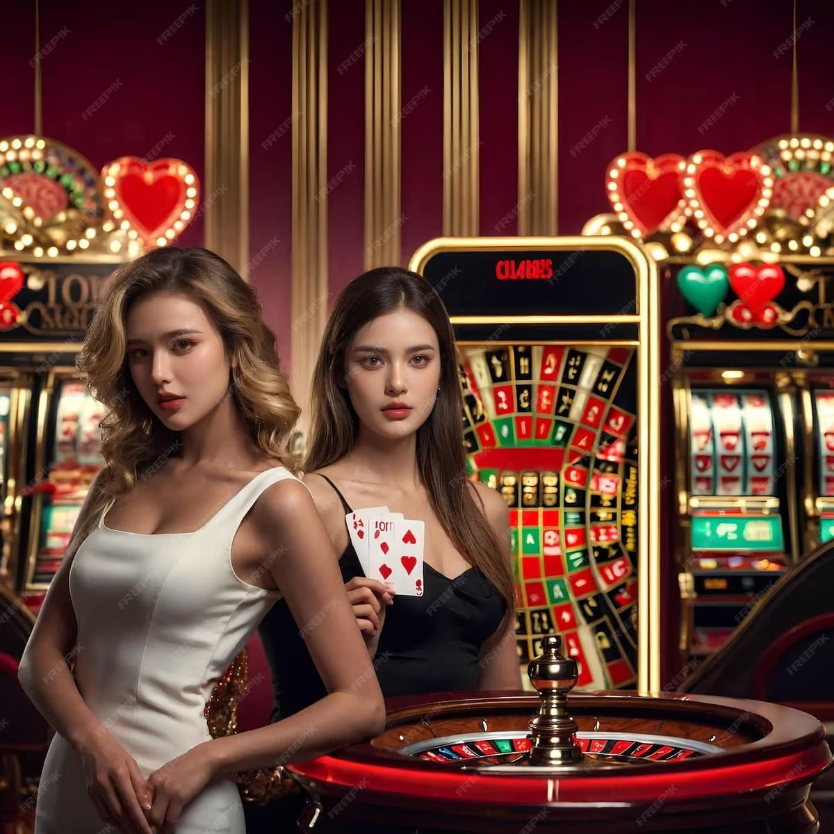 Classic fruit machine style entertainment on 786bdt with readable green layout